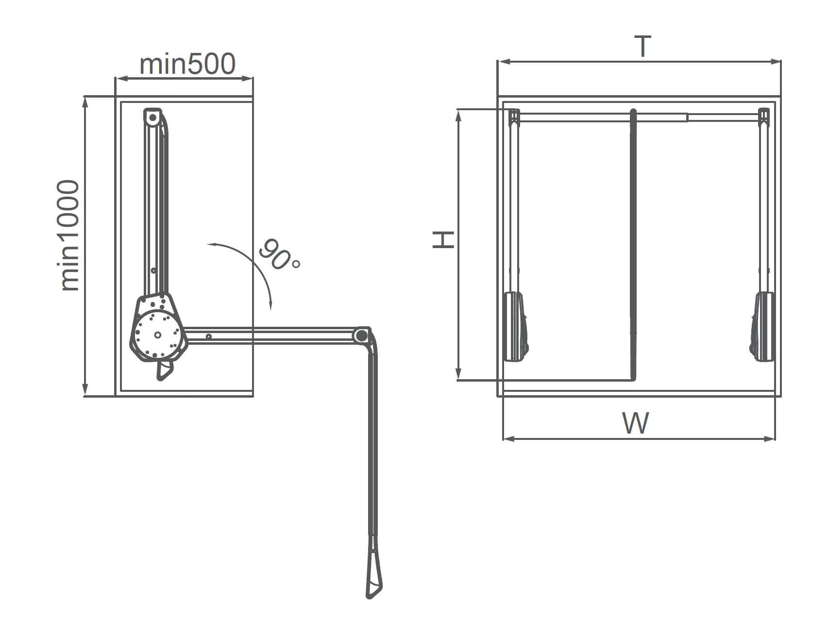 Soft Close Liftable Hanger